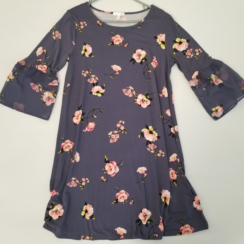 Purple Floral Dress Lauren Conrad